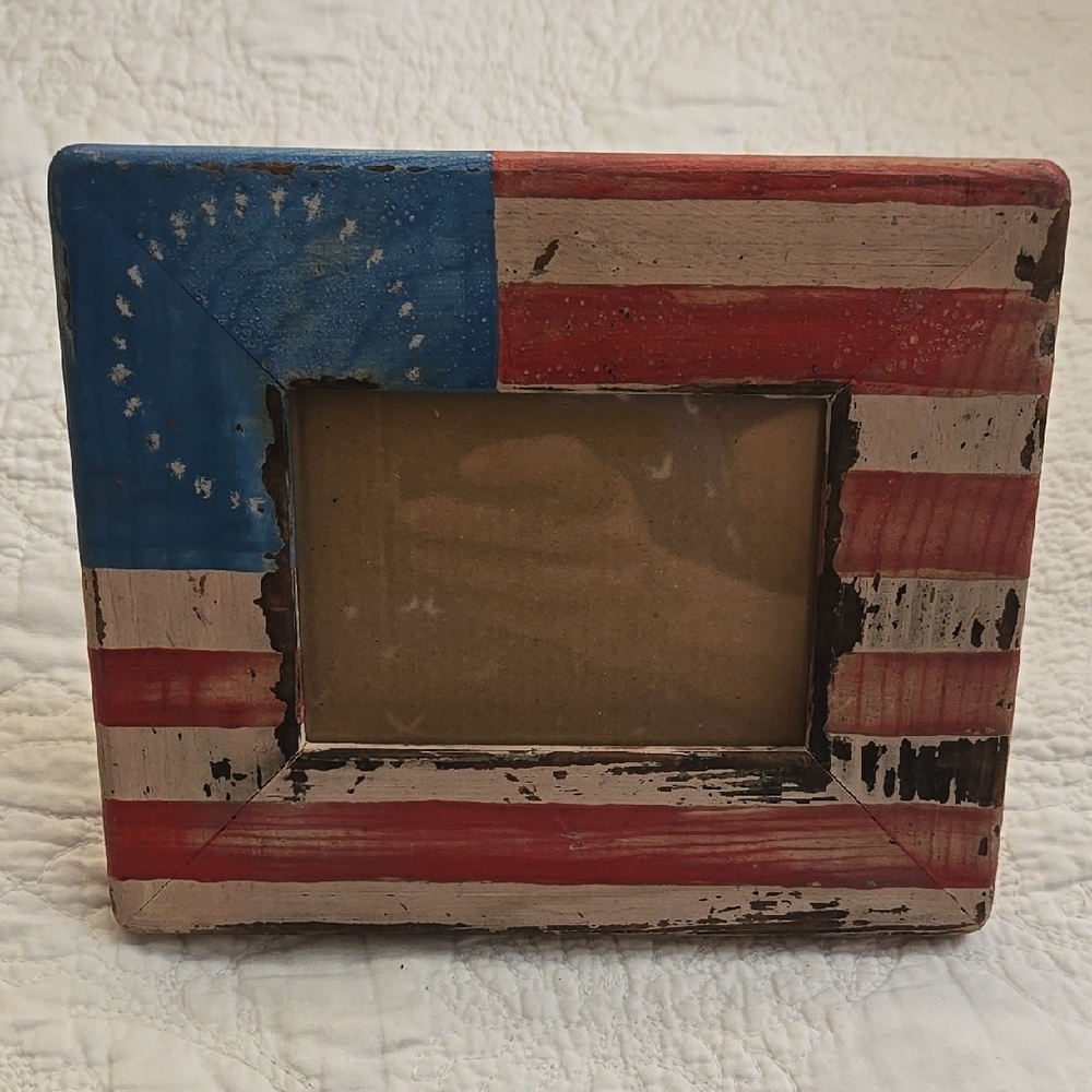 Rustic Americana Picture Frame